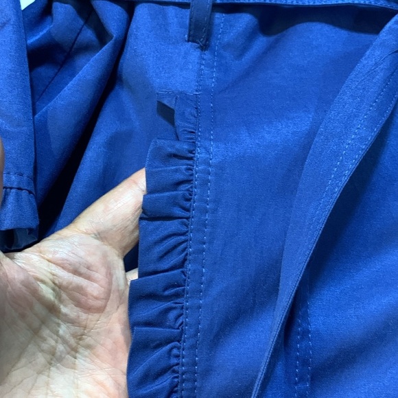 Novelti AJG Belted Blue Trench Jacket Plus Size 2X - Picture 9 of 11